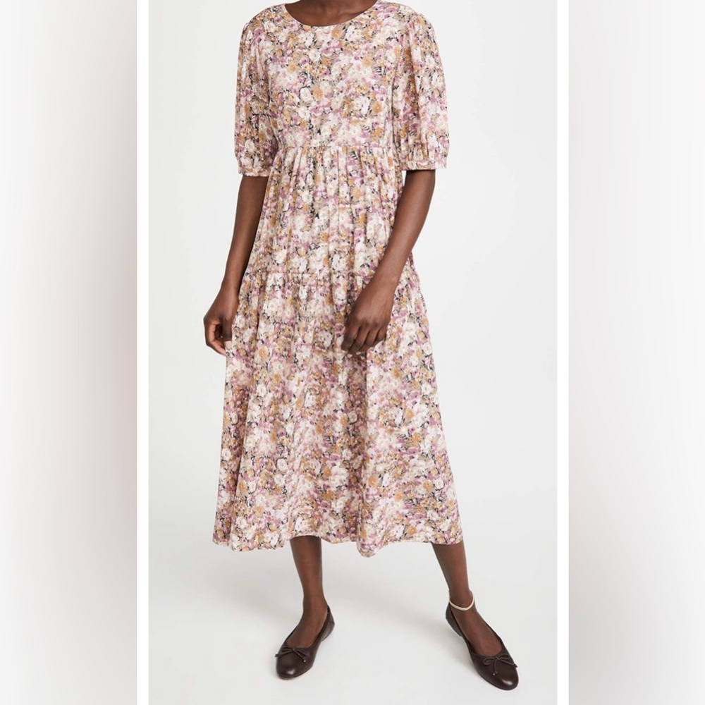 En Saison Women’s Floral Tiered Midi Dress